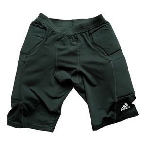 Adidas Mens Compression Padded Shorts/Black/Climalite